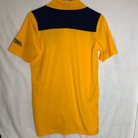 Men’s UC Berkeley Gold & Blue Cal Bears Polo shirt - Picture 2 of 5
